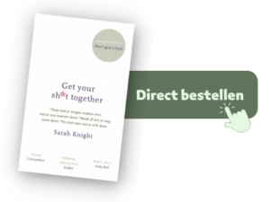 Get your shit together, Sarah Knight