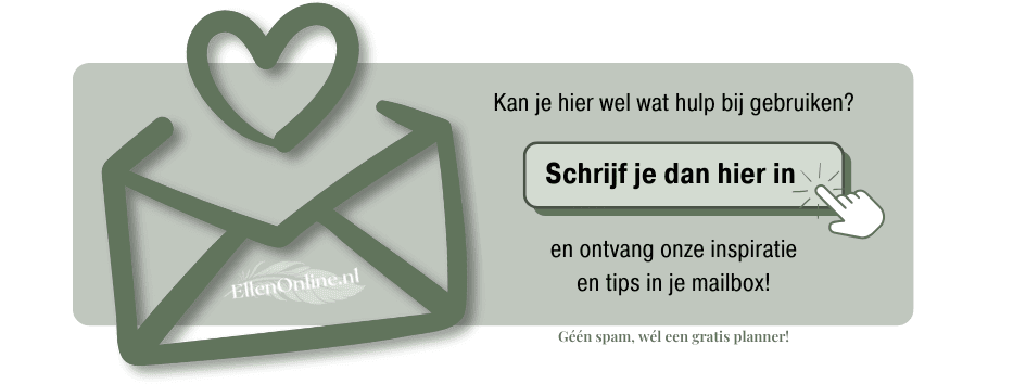 Inschrijven EllenOnline-inspiratie